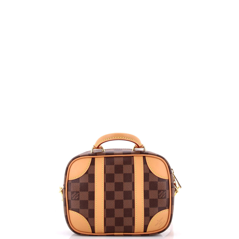 Louis Vuitton BB Valisette Souple Handbag Damier with Leather - Picture 3 of 6